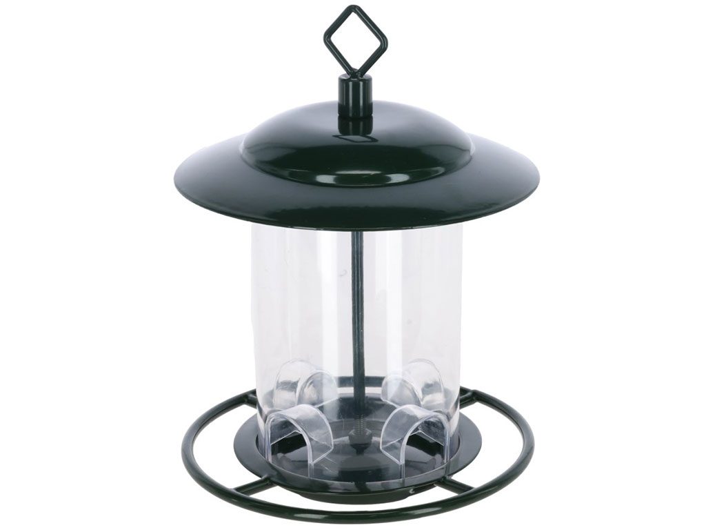 Závěsné krmítko pro ptáky KERBL 87038 DILLENBERG, kov 17,5x17,5x21,5 cm