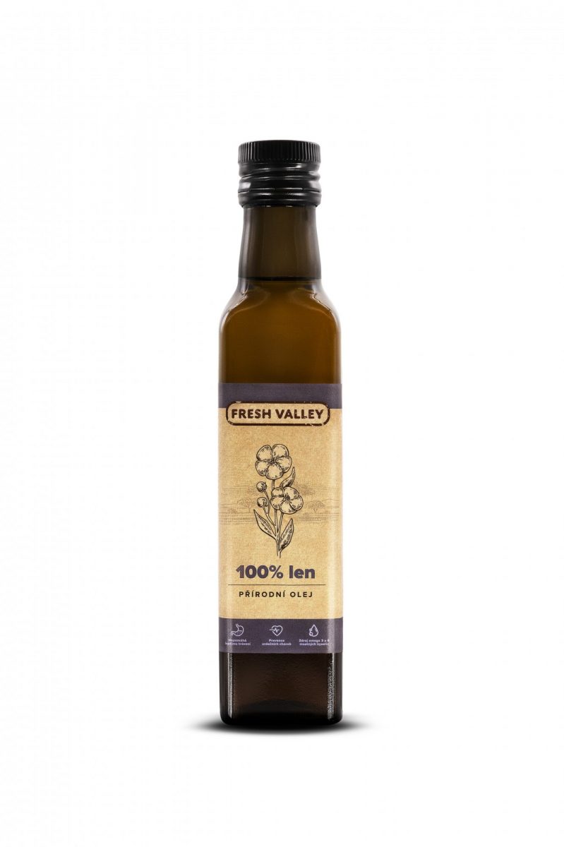 Fresh Valley lněný olej 250ml