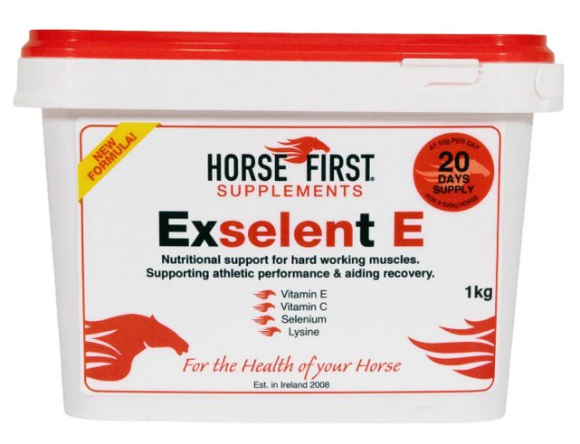 Antioxidační podpora se selenem Horse First ExSelent E, balení 1kg