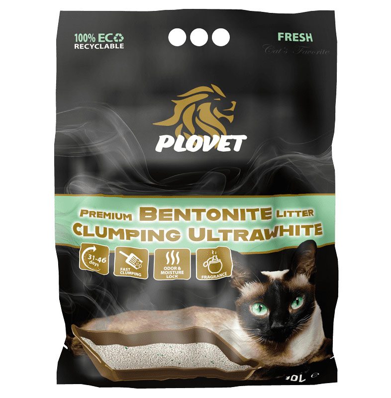 Podestýlka Plovet Premium Wh.Bentonite Fresh 10l