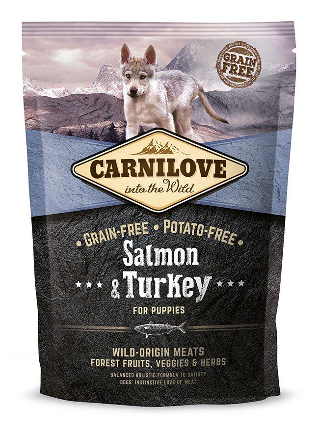 Carnilove Dog Salmon & Turkey for Puppies 1,5kg