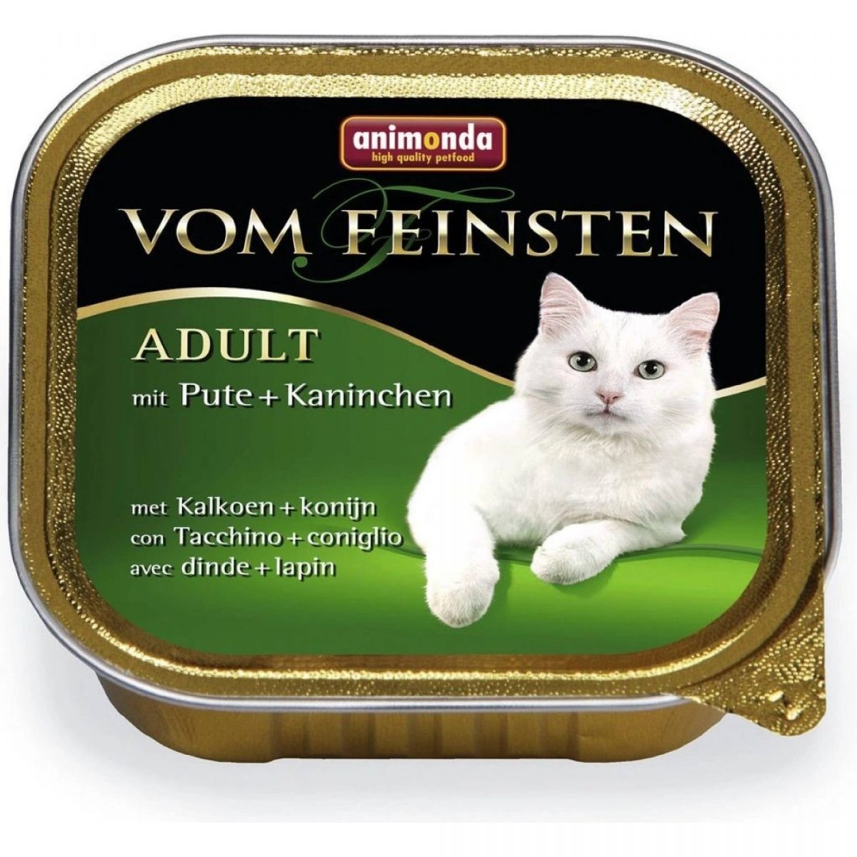 Animonda Vom Feinsten Classic paštika pro kočky krůta+králík 100g