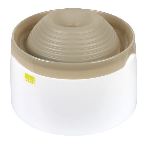 EBI Mango Pitná fontána s nepřetržitou cirkulací vody 1,5l 22x22x15cm moka