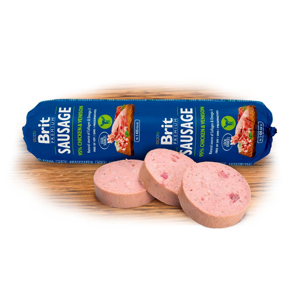 Brit Sausage Chicken & Venison 800g