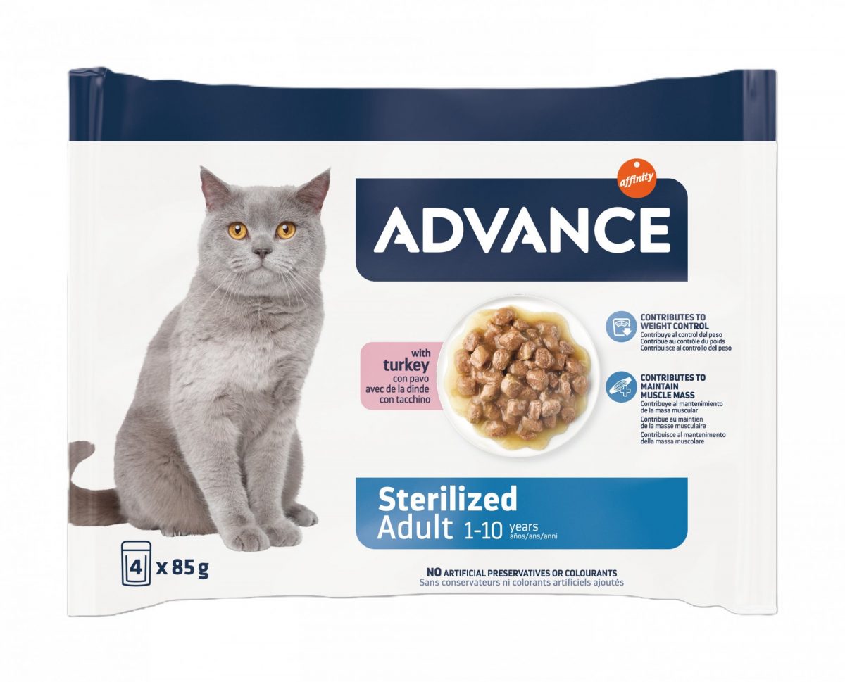 Kapsička ADVANCE sterilized krůtí 4x85g(balení)