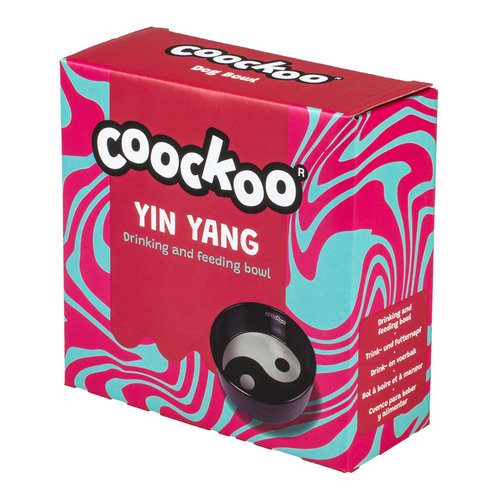 COOCKOO YINYANG Keramická miska pro psy 430ml 13,5x13,5x5cm Jin a Jang