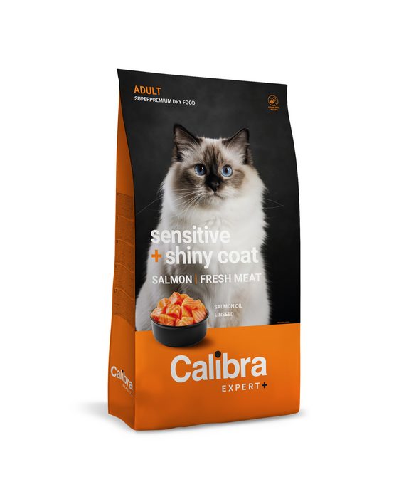 Calibra Cat EXPERT+ Adult Sensitive & Shiny coat 6kg
