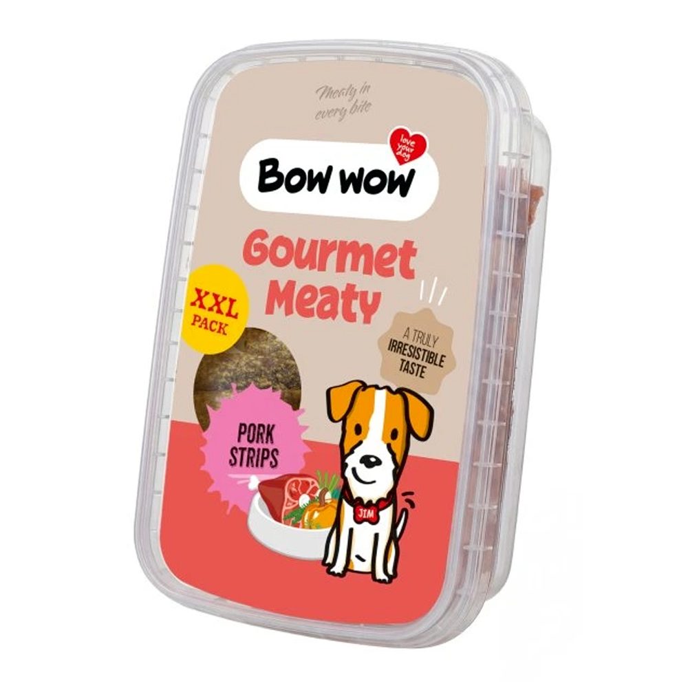 Bow wow poch. Vepřové plátky XXL pack 250g