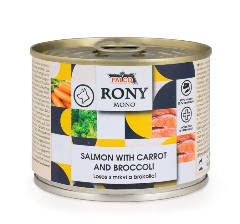 Rony Mono Salmon With Carrot and Broccoli 200g