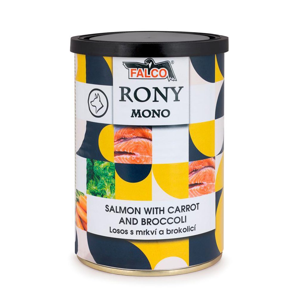Rony Mono Salmon With Carrot and Broccoli 400g