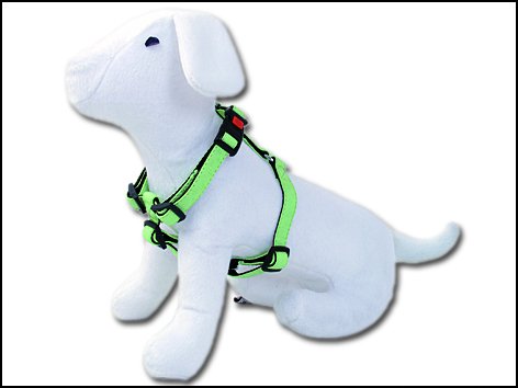 Postroj DOG FANTASY Classic zelený 45 - 70 cm