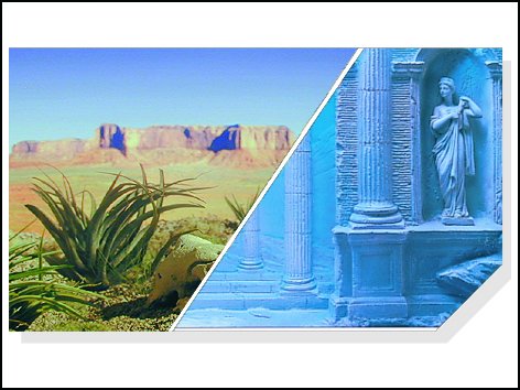 Pozadí antické sloupy oboustranné 15m