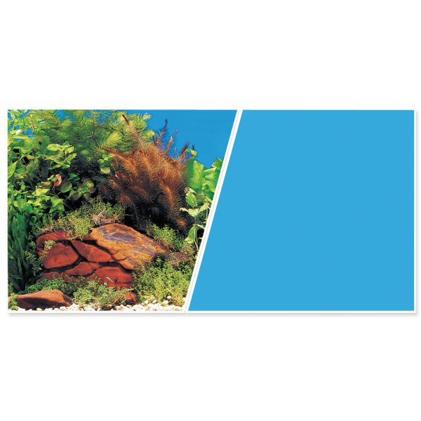 Pozadí sladkovodní oboustranné modré / rostliny 760 x 45 cm 7,6m