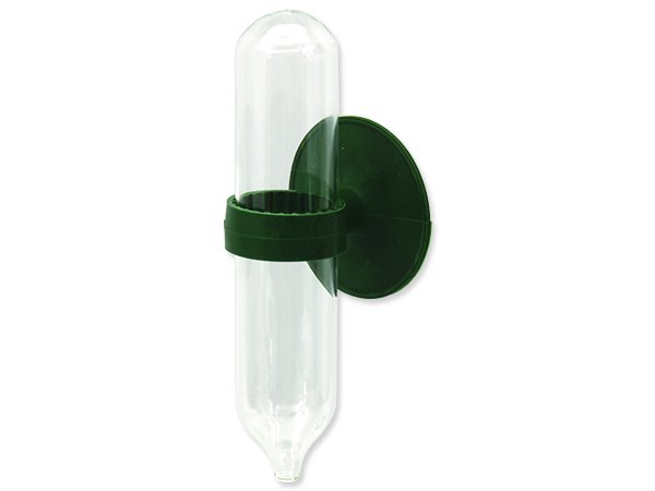 Napáječka RCO GLAS skleněná krátká s přísavkou 11 cm