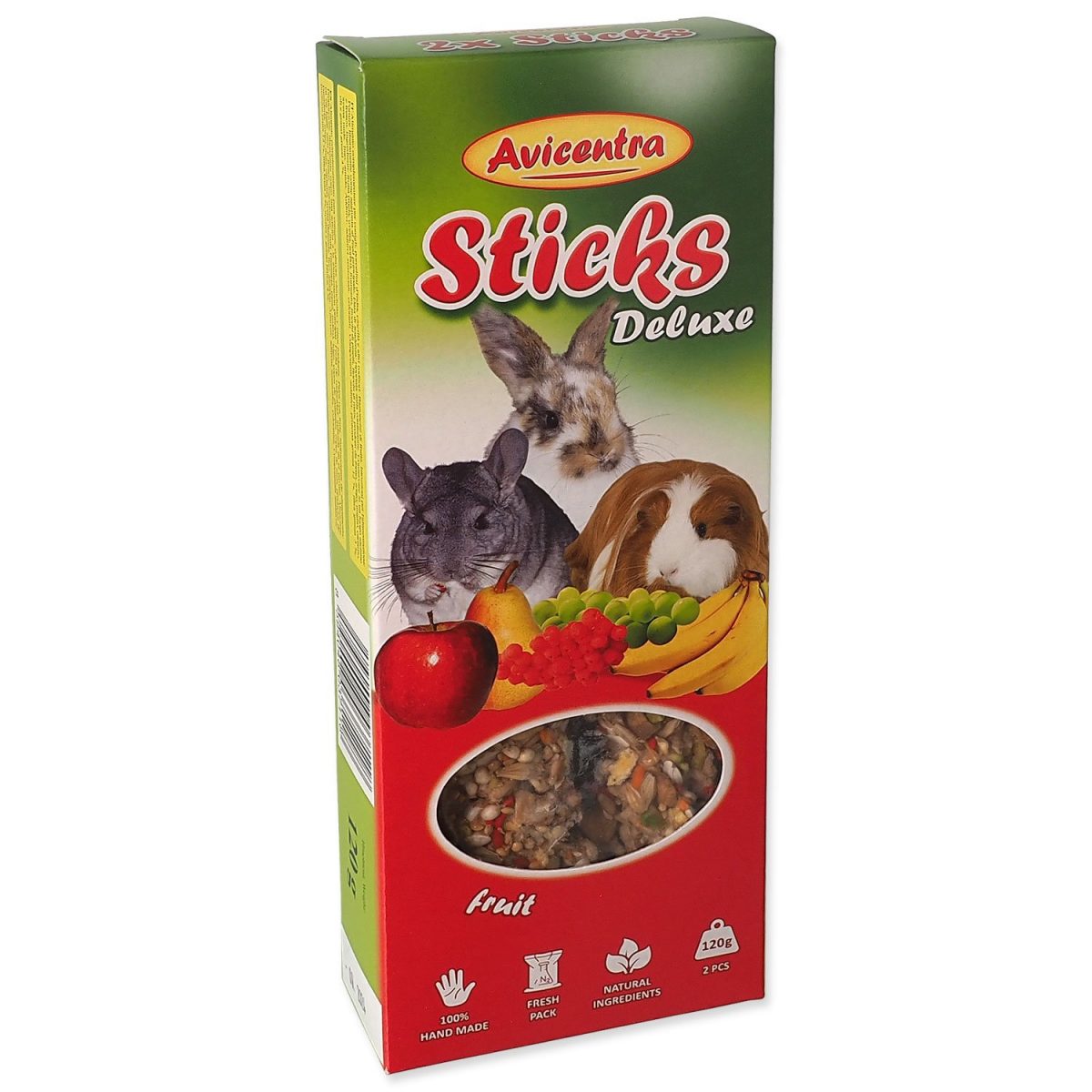 Tyčinka velký hlodavec ovocná 2ks