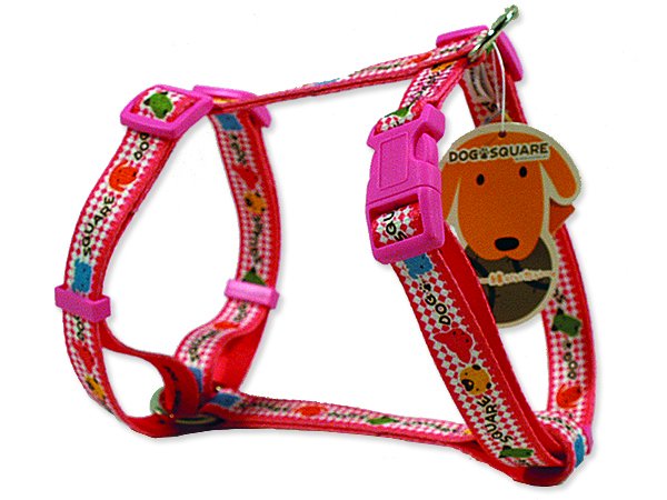 Postroj nylonový Dog Square Sunny 42 - 68 cm