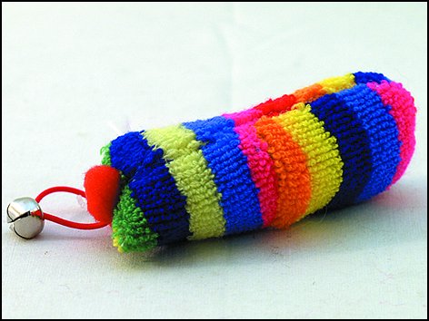 Hračka ponožka barevná s bylinkami