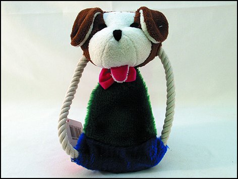 Hračka přetahovadlo pes plyšový