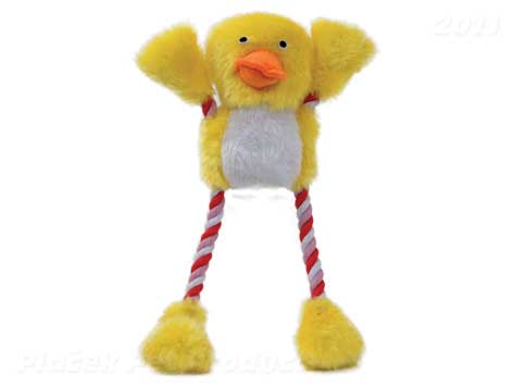 Hračka přetahovadlo kuře plyšové