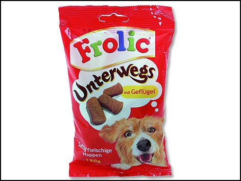 Pochoutka Frolic drůbež + zelenina + obiloviny (180g)