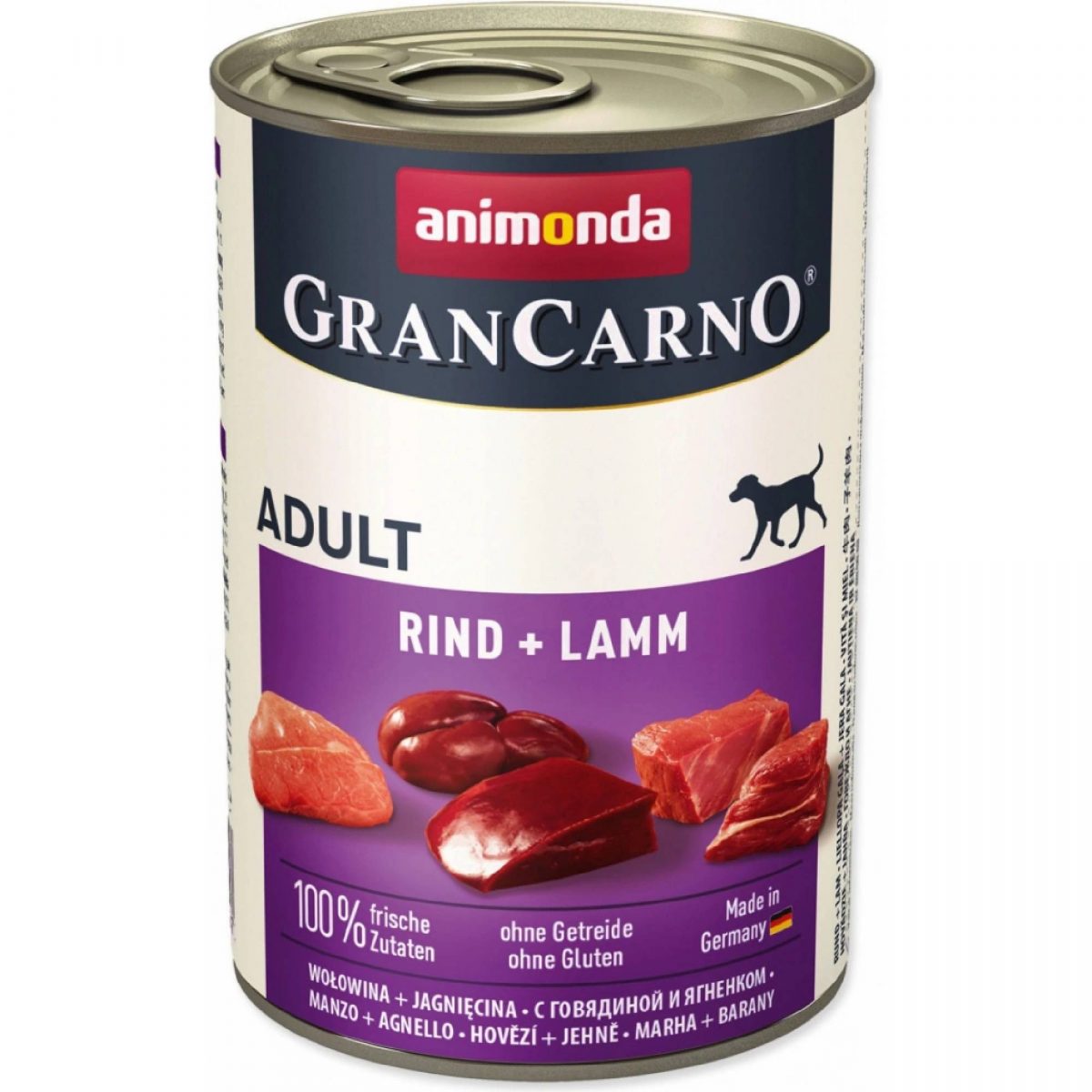 Konzerva Animonda GRANCARNO Adult - hovězí, jehněčí 400g