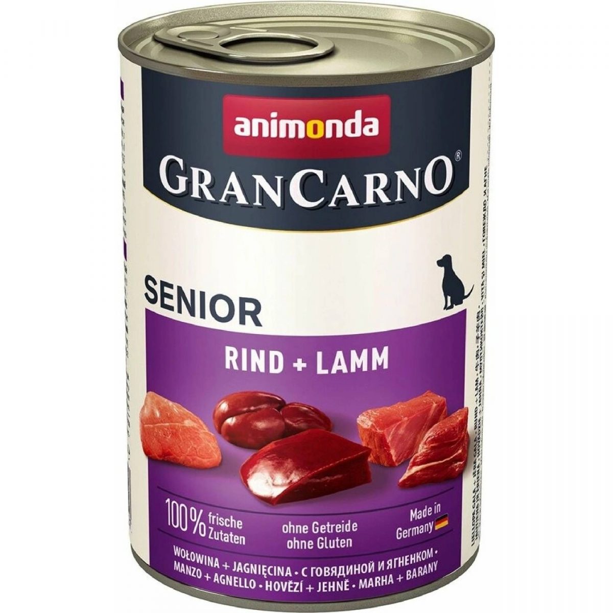 Konzerva Animonda Senior hovězí + jehněčí 400g