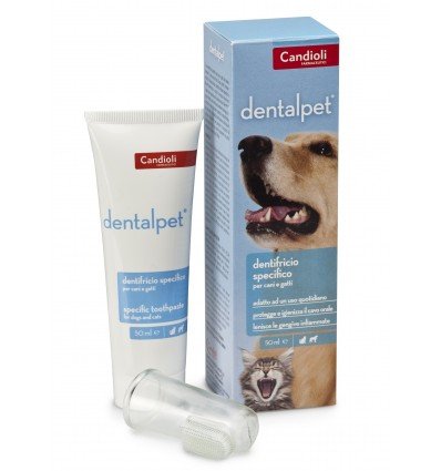 Candioli DentalPet 50ml, kartáček prst