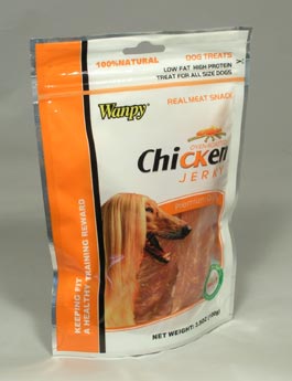 Wanpy Dog pochoutka Jerky Chicken 454g