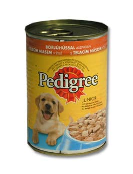 Pedigree konzerva Junior telecí 400g
