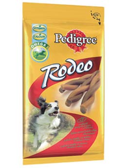 Pedigree Pochoutka Rodeo Duo hovězí a sýr 123g