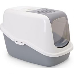 Toaleta Nestor bílo - šedá