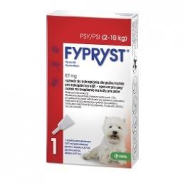 Fypryst Spot-on Dog S sol 1x0,67ml (2-10kg)