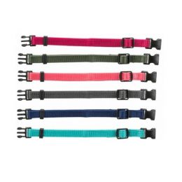 Balenie nylon.rozoznávacích obojkov pre šteňatá M-L 22-35cm/10mm, fuchs,šedá,mod,khaki,oriešok,oceán