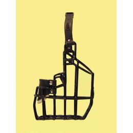Náhubok kovový Bulteriér - pes, gumoplast 105 x 145 x 100 mm