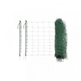 Síť pro elektrické ohradníky na ovce Ovinet 108 cm, 50 m, Zelená, 2 hroty  