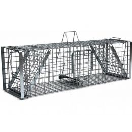 Profesionální past na lišky, kuny, vydry a kočky TRAP H118x34x34V2