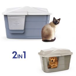 WC / Domeček plastový VILLA 2 v 1 